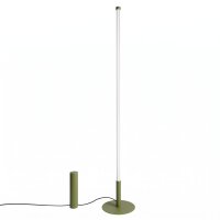 LED Stehlampe dimmbar Olivgr&uuml;n 3000K H:150 cm &Oslash;3,5 cm