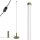 LED Stehlampe dimmbar Olivgrün 3000K H:150 cm Ø3,5 cm