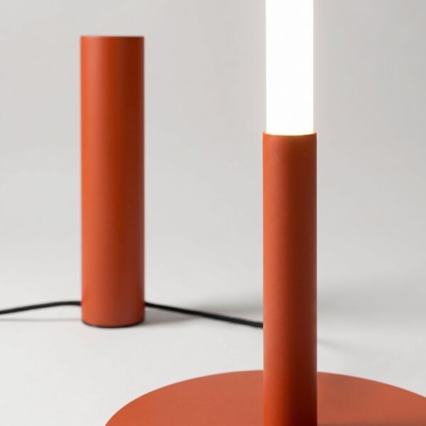 LED Stehleuchte Ockerrot dimmbar 4000K H:150 cm Modern
