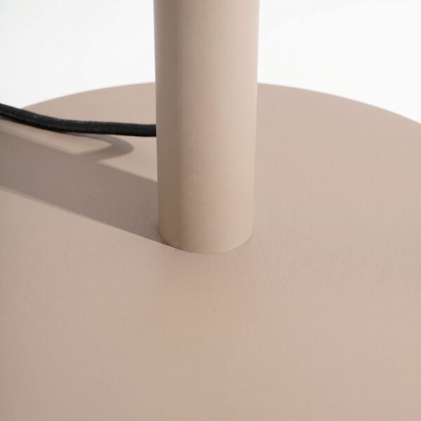 LED Stehlampe dimmbar Taupe 3000K Ø3,5 cm rund H:150 cm