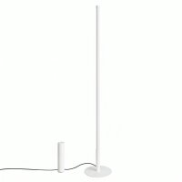 LED Stehleuchte dimmbar Push-DIM Wei&szlig; 4000K &Oslash;3,5 cm