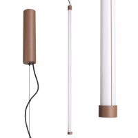 LED Pendelleuchte dimmbar Push-DIM Braun 4000K Ø3 cm