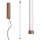 LED Hängelampe dimmbar Push-DIM Mokka 3000K Ø3 cm