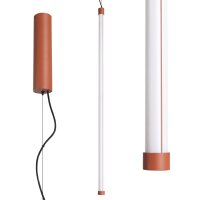 LED Pendelleuchte dimmbar Push-DIM Ockerrot 3000K...