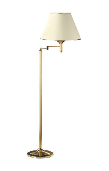 Stehleuchte 158cm in Messing schwenkbar Wohnzimmer