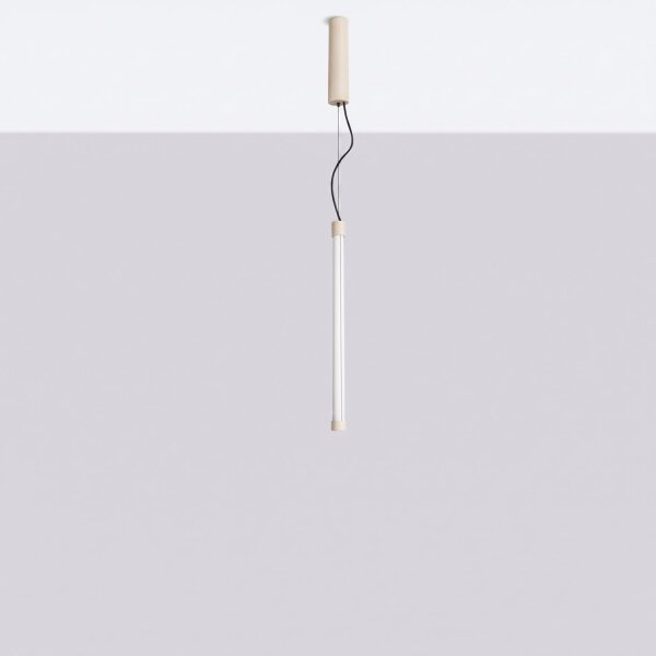 LED Pendelleuchte dimmbar Push-DIM Beige 4000K B:3 cm