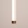 LED Hängelampe dimmbar Push-DIM Braun 3000K B:3 cm