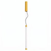 LED Hängelampe dimmbar Push-DIM Gelb Stahl 4000K B:3 cm