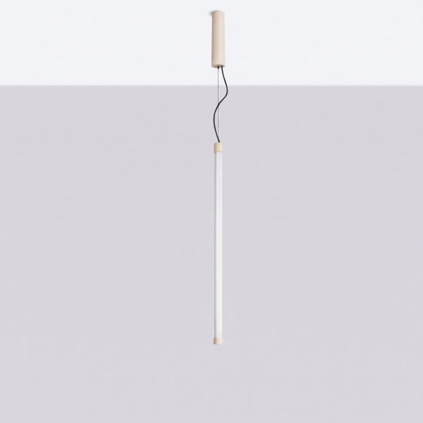 LED Pendelleuchte dimmbar Push-DIM Beige 4000K L:3 cm