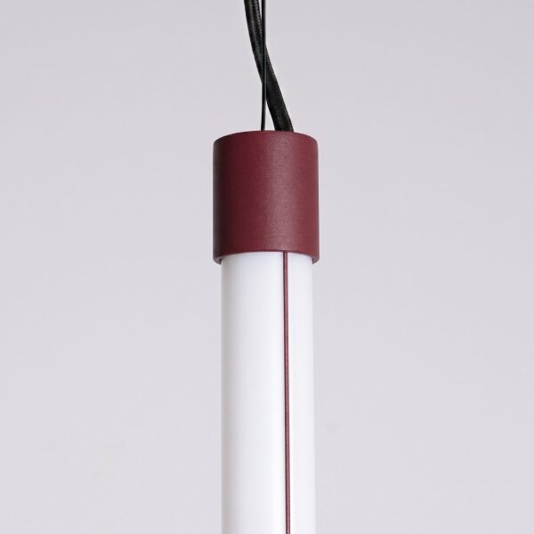 LED Hängelampe dimmbar Burgund 3000K L:3 cm Modern