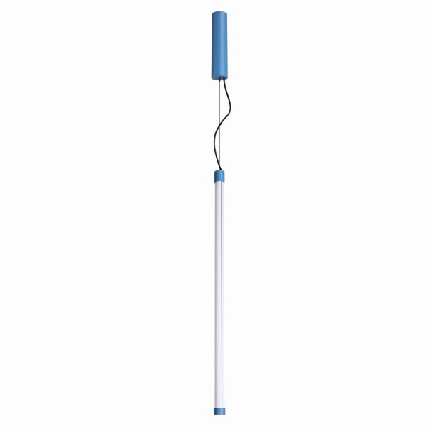 LED Pendelleuchte dimmbar Hellblau Stahl 3000K L:3 cm