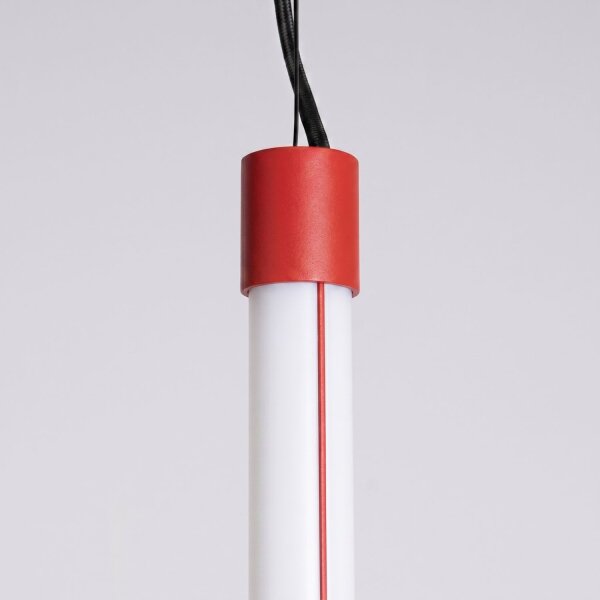LED Pendelleuchte dimmbar Push-DIM Rot 4000K L:3 cm