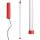 LED Pendelleuchte dimmbar Push-DIM Rot 4000K L:3 cm