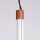 LED Pendelleuchte dimmbar Ockerrot Stahl 3000K L:3 cm