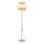 Stehleuchte Beige Natur Grau Modern E27 151 cm blendarm