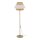 Stehleuchte Beige Natur Grau Modern E27 151 cm blendarm