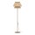Stehlampe Beige Natur Stahl Modern E27 151 cm blendarm