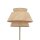 Stehlampe Beige Natur Stahl Modern E27 151 cm blendarm