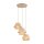 Hängelampe blendarm Beige Natur E27 B:47 cm 3-flammig
