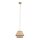 Pendelleuchte Modern Beige Natur E27 Ø45 cm blendarm