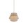 Pendelleuchte Modern Beige Natur E27 Ø45 cm blendarm
