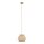 Pendelleuchte Modern Beige Natur E27 Ø45 cm blendarm