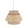 Hängelampe Modern Beige Natur E27 rund Ø45 cm blendarm