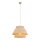 Hängelampe Modern Beige Natur E27 rund Ø45 cm blendarm