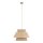 Hängelampe Modern Beige Natur E27 rund Ø45 cm blendarm