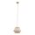 Pendelleuchte Beige Natur Grau blendarm Ø24 cm rund E27