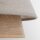 Pendelleuchte Beige Natur Grau blendarm Ø24 cm rund E27
