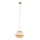 Pendelleuchte Beige Natur Grau blendarm Ø24 cm rund E27