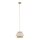 Pendelleuchte Beige Natur Grau blendarm Ø24 cm rund E27