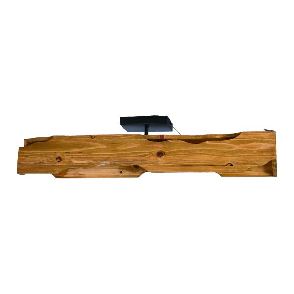 Deckenleuchte Holz Balken 80 cm lang 2x E27