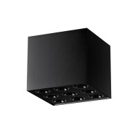 LED Deckenlampe Schwarz Modern B:9,5 cm 4000 K 1859 lm