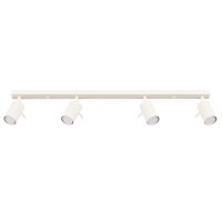 Deckenstrahler 4-flammig verstellbar Beige GU10 81 cm