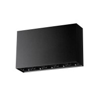 LED Deckenleuchte Schwarz L:13,7 cm 4000 K 1168 lm