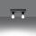 Deckenlampe Beton Grau Industrie E27 2-flammig L:35 cm