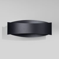 Wandlampe Up Down indirekt Schwarz G9 B:30 cm blendarm