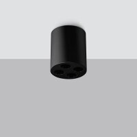 LED Aufbauspot Schwarz Ø7,2 cm 4000 K 887 lm Aufputz