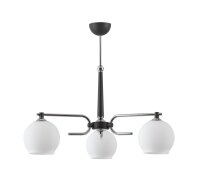 Deckenleuchte Wei&szlig; Graphit 3-flmg Esszimmer Lampe