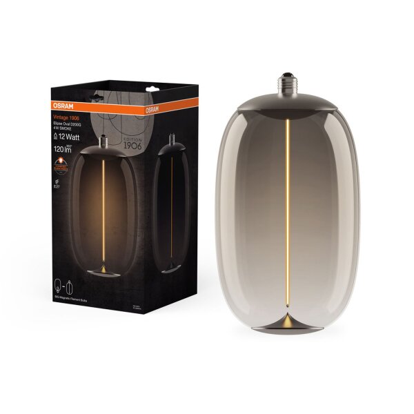 LED Leuchtmittel E27 groß L: 37 cm XXL 1800 K 120 lm OSRAM