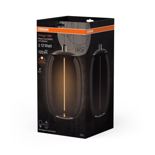 LED Leuchtmittel E27 groß L: 37 cm XXL 1800 K 120 lm OSRAM