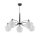 Deckenlampe ARASNE Glas Metall in Graphit &Oslash;72cm