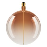 LED Leuchtmittel rund Ø 20cm Glas Braun E27 1800K...