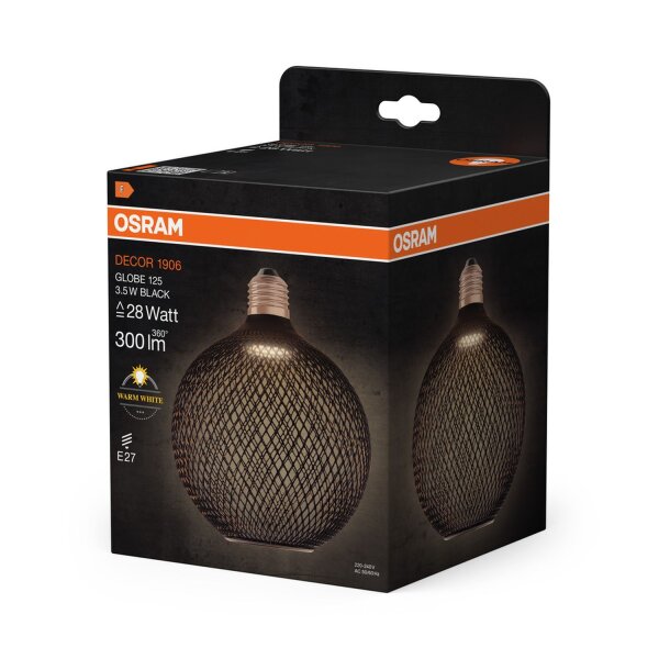 Deko Leuchtmittel E27 LED Ø 12,5 cm 2700 K 300 lm OSRAM