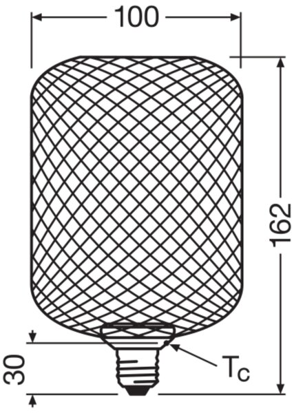 LED Leuchtmittel E27 Deko Ø 10 cm 2700 K 300 lm OSRAM