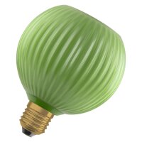 LED Leuchtmittel Deko &Oslash; 12,5cm Gr&uuml;n E27 2700K 300lm OSRAM