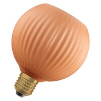 LED Leuchtmittel E27 Orange Glas &Oslash; 12,5cm 2700K 300lm OSRAM