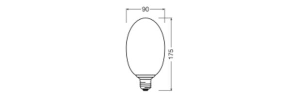 LED Leuchtmittel Deko E27 2700 K 300 lm Glas Braun OSRAM